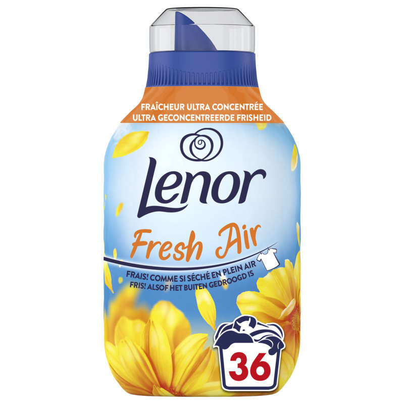 Lenor Fresh Air Adoucissant 36 Lavages, Rayons de Soleil - Fraîcheur Ultra Concentrée Lenor Fresh Air Adoucissant 36 Lavages, Rayons de Soleil - Fraîcheur Ultra Concentrée