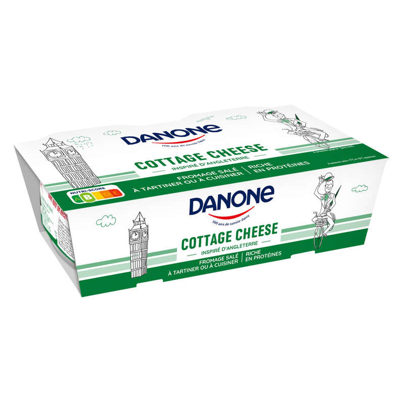 Danone Cottage Cheese 2x180g Danone Cottage Cheese 2x180g