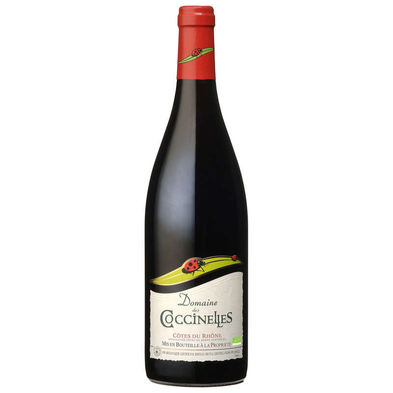 Château des Coccinelles Côtes des Rhône Bio 75cl Château des Coccinelles côtes des Rhône bio 75cl