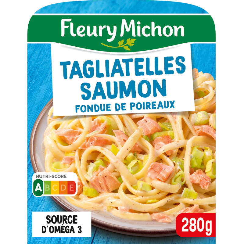 Fleury Michon Tagliatelles Au Saumon Crème Ciboulette 280g Fleury Michon Tagliatelles Au Saumon Crème Ciboulette 280g
