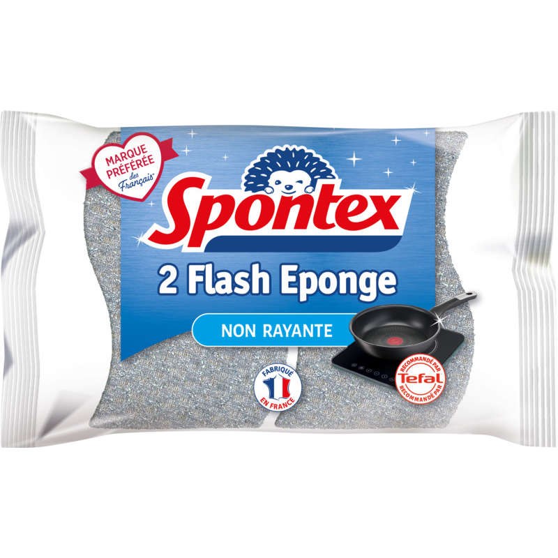 Spontex Flash Éponge x2 Spontex Flash Éponge x2