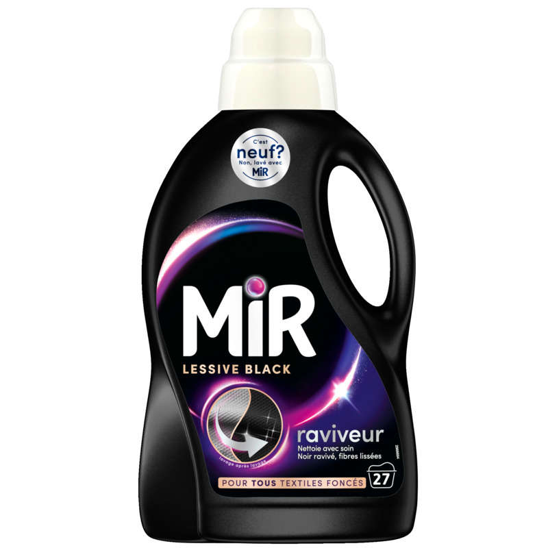Mir Refresh Lessive Liquide Linge Noir 27 Lavages 1,35L Mir Refresh Lessive Liquide Linge Noir 27 Lavages 1,35L