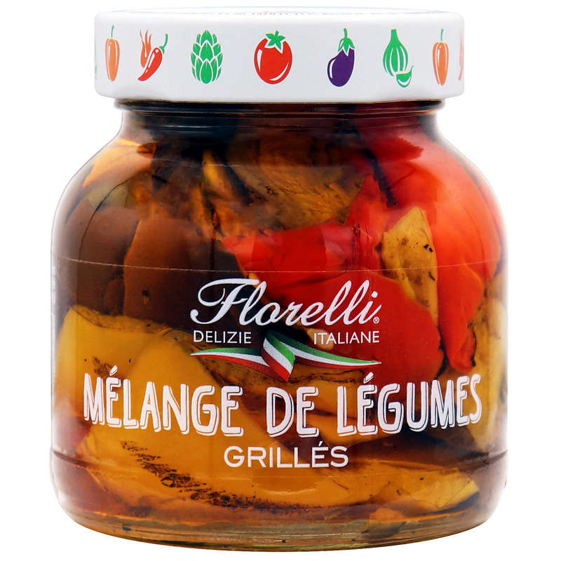 Florelli Mélange de légumes grillés 170g Florelli Mélange de légumes grillés 170g