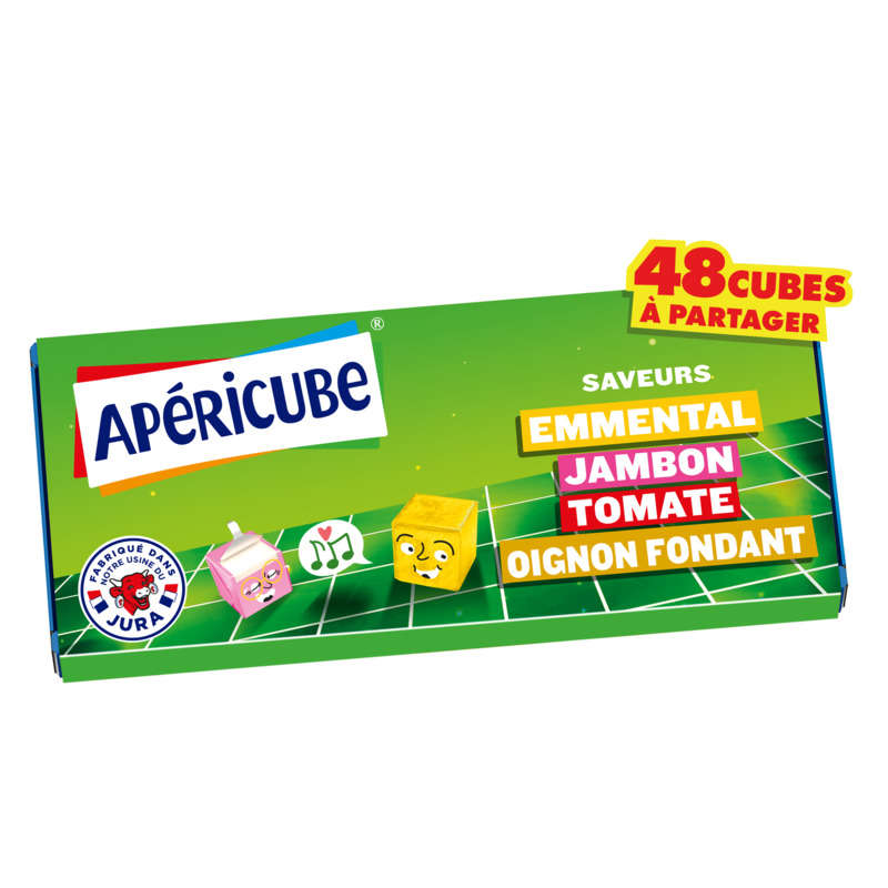 Apéricube Fromage fondu apéritif Long Drink 48 cubes 250 g Apéricube Fromage fondu apéritif Long Drink 48 cubes 250 g