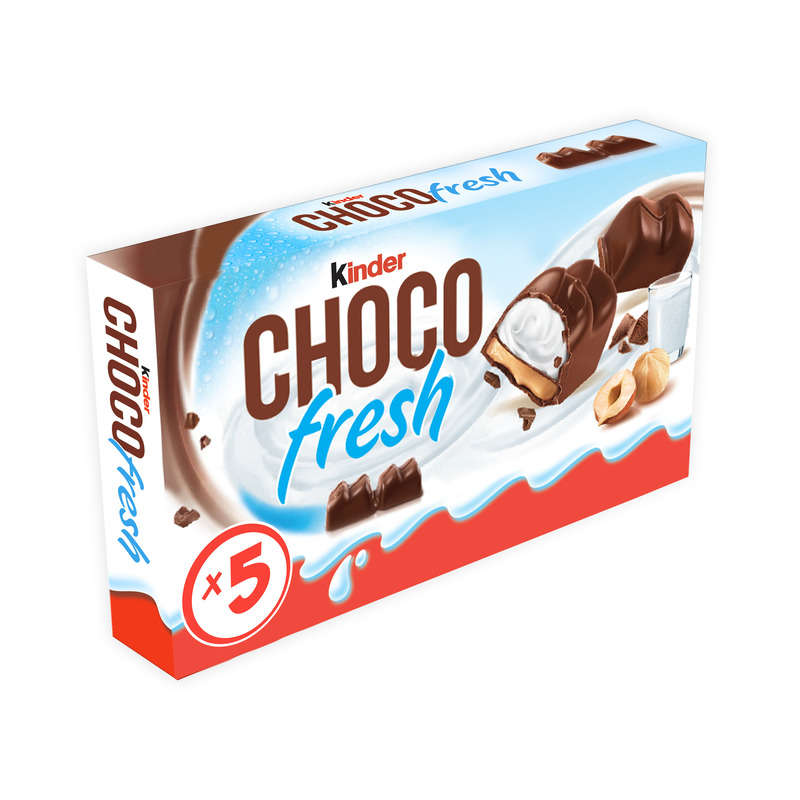 Kinder Chocofresh Milky Cream Barre Chocolatée X5 Kinder Chocofresh Milky Cream Barre Chocolatée X5