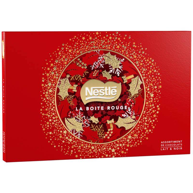 Nestlé La Boite Rouge Assortiments De Chocolats Lait & Noir 398g Nestlé La Boite Rouge Assortiments De Chocolats Lait & Noir 398g