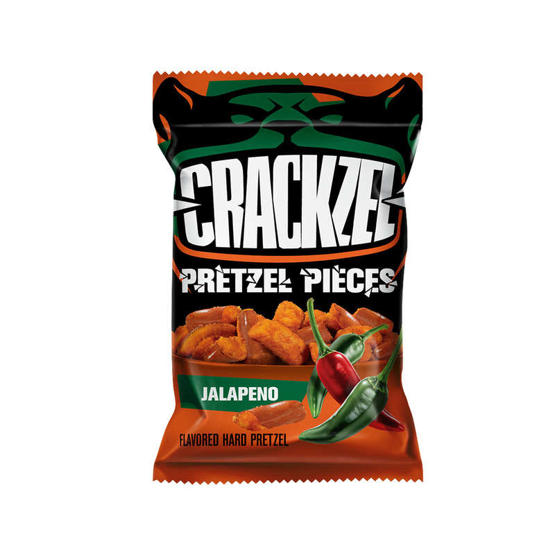Crackzel Pretzel Jalapenos 85g Crackzel Pretzel Jalapenos 85g
