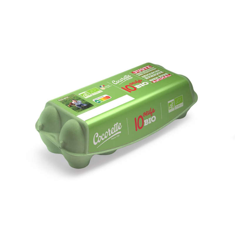 Cocorette Œufs Bio x10 Cocorette Oeufs Bio x10