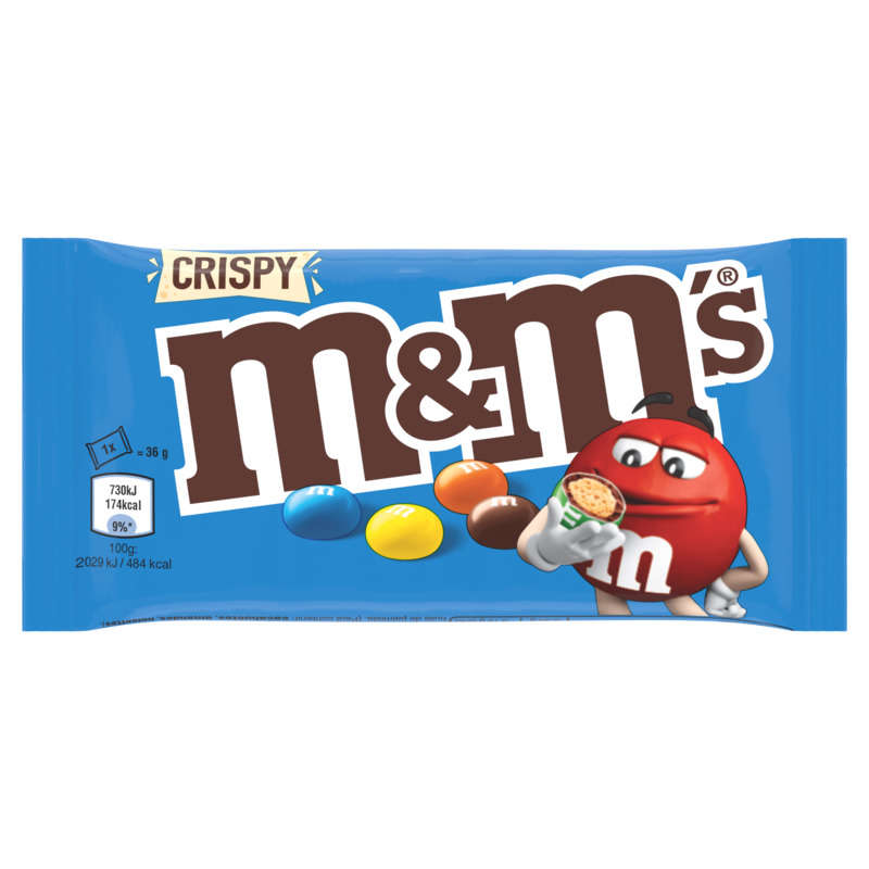 M&M'S Bonbons Au Chocolat Au Lait Et Riz Soufflé 36g M&M'S Bonbons Au Chocolat Au Lait Et Riz Soufflé 36g