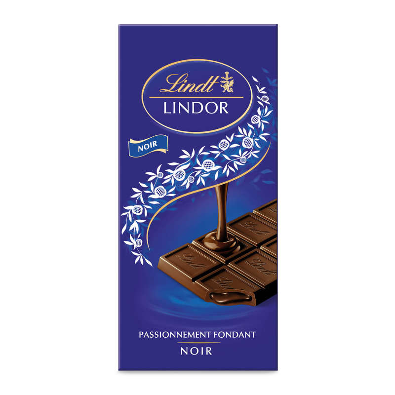 Lindt Lindor Tablette Chocolat Noir 150g Lindt Lindor Tablette Chocolat Noir 150g