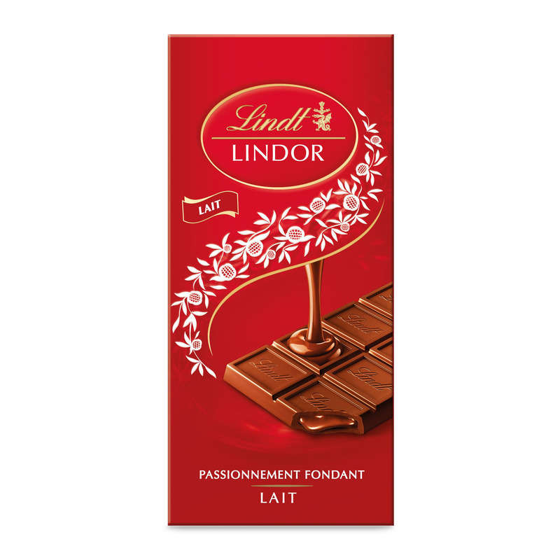Lindt Lindor Tablette Chocolat Lait 150g Lindt Lindor Tablette Chocolat Lait 150g