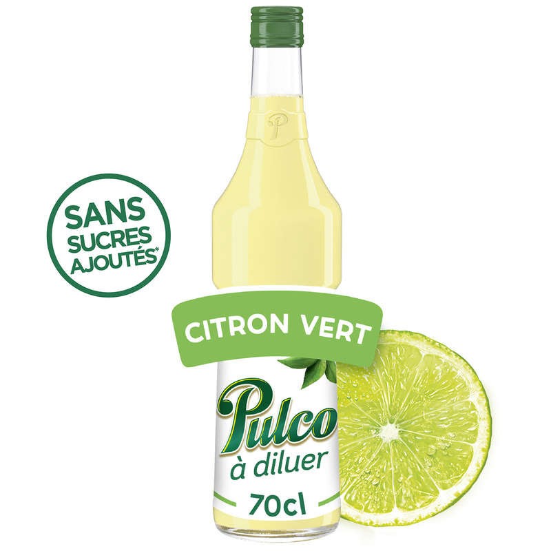 Pulco Citron vert boisson à diluer 70cl Pulco Citron vert boisson à diluer 70cl