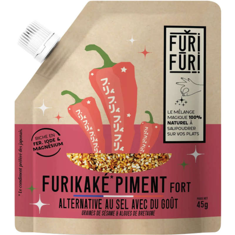 Furi Furi Furikaké Piment Fort 45g Furi Furi Furikaké Piment Fort 45g