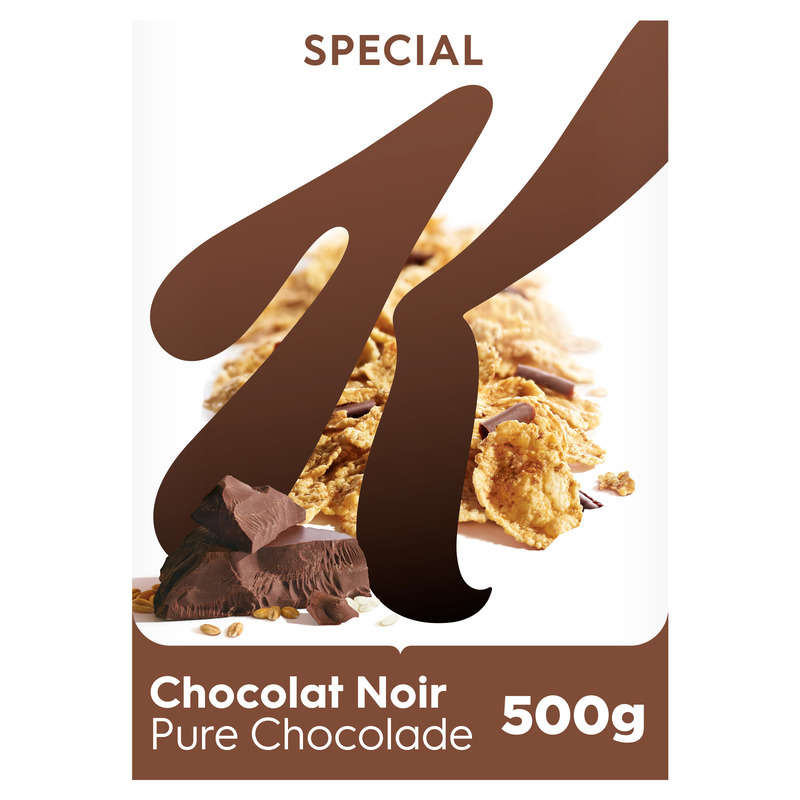 Kellogg's Céréales spécial chocolat noir 500g Kellogg's céréales spécial chocolat noir 500g
