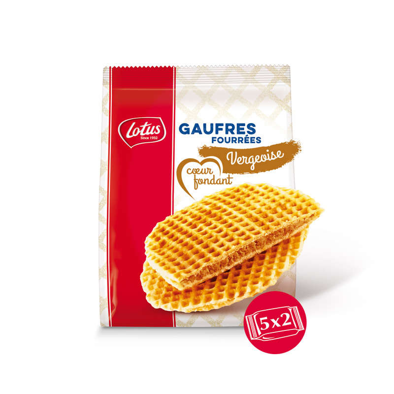 Lotus Bakeries Gaufres Cœur Fondant Vergeois 310g Lotus Bakeries Gaufres Cœur Fondant Vergeois 310g