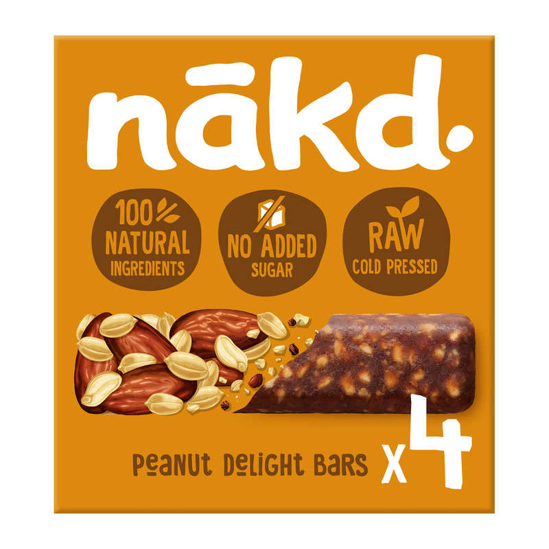 Nakd Barres Aux Cacahuètes 4x35g Nakd Barres Aux Cacahuètes 4x35g