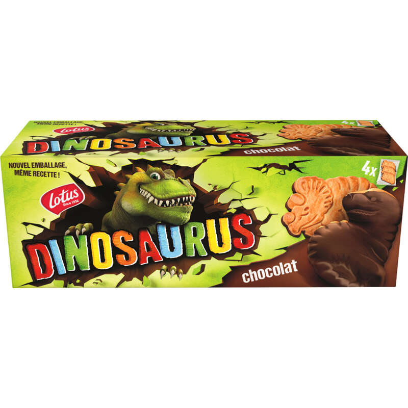 Lotus Dinosaurus Chocolat Noir 225g Lotus Dinosaurus Chocolat Noir 225g