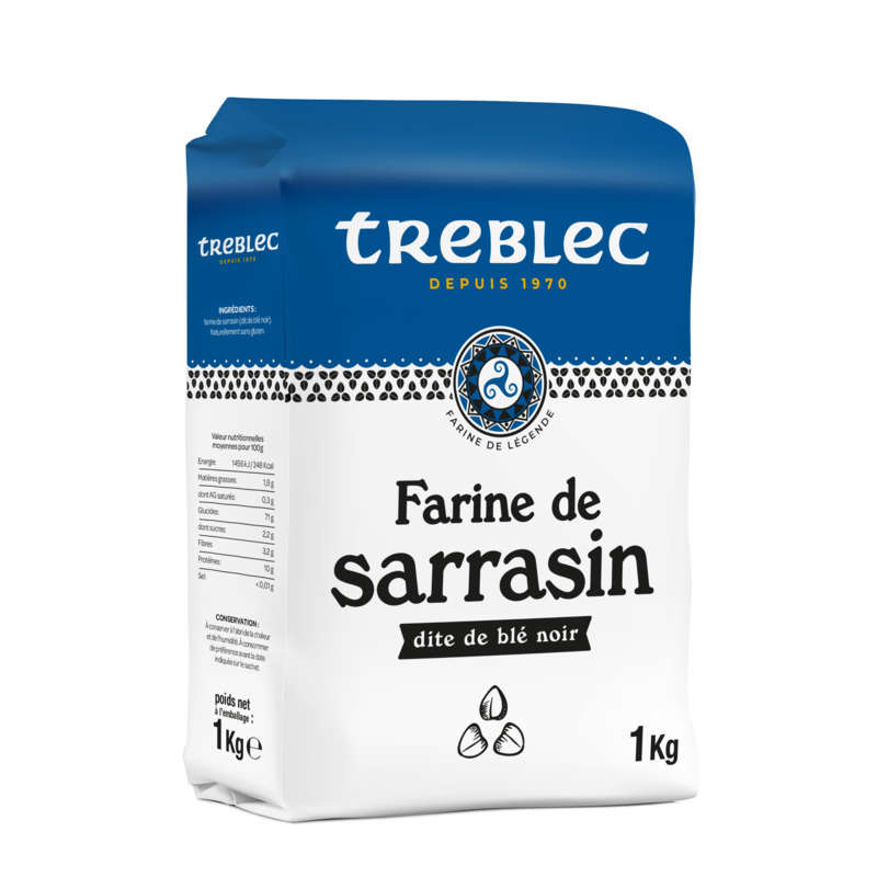 Treblec Farine De Sarrasin 1kg Treblec Farine De Sarrasin 1kg