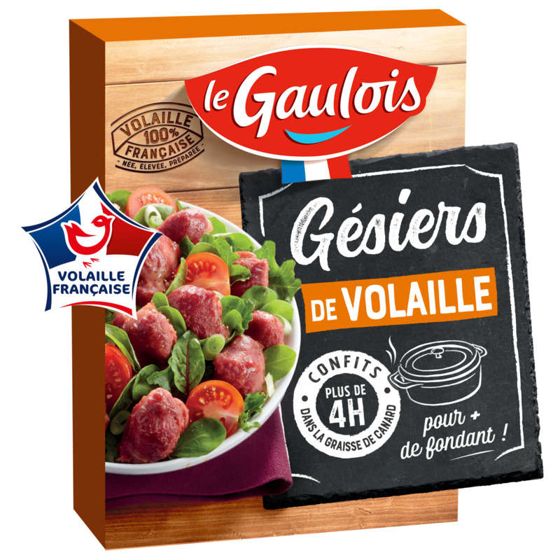 Le Gaulois Gésiers De Volaille Confits 300g Le Gaulois Gésiers De Volaille Confits 300g