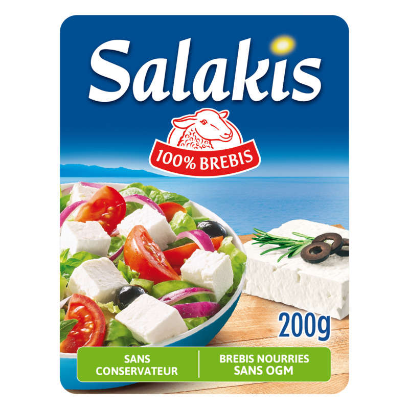 Salakis Fromage Au Lait De Brebis Pasteurisé 200g Salakis Fromage Au Lait De Brebis Pasteurisé 200g