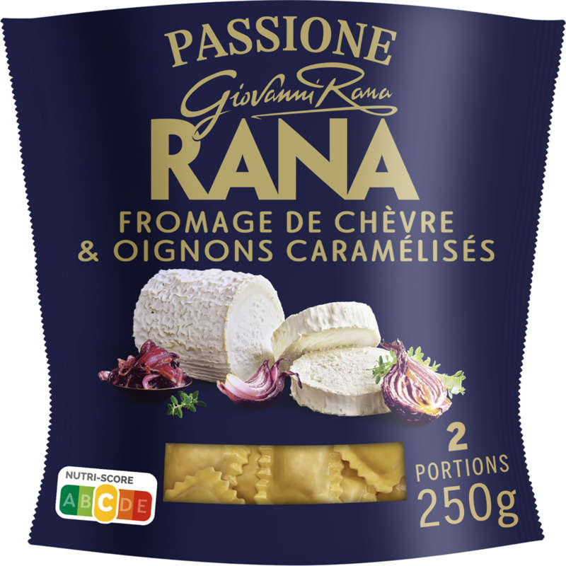 Rana Pâtes Fraiches Girasoli Fromage de Chèvre et Oignons de Tropea caramélisés 250g Rana Pâtes Fraiches Girasoli Fromage de Chèvre et Oignons de Tropea caramélisés 250g