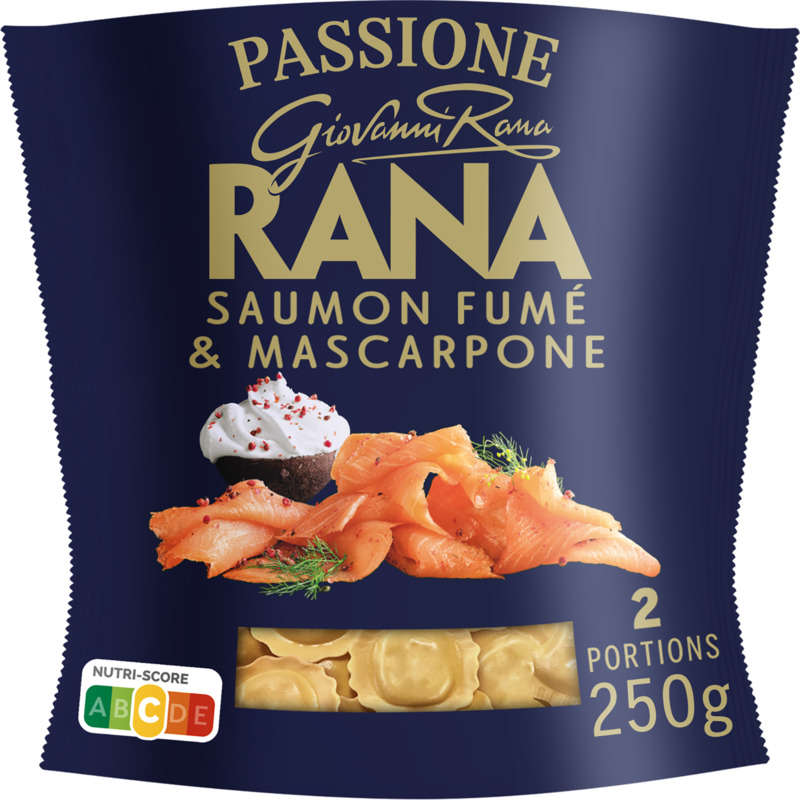 Rana Pâtes Fraiches Girasoli Saumon fumé au bois de hêtre 250g Rana Pâtes Fraiches Girasoli Saumon fumé au bois de hêtre 250g