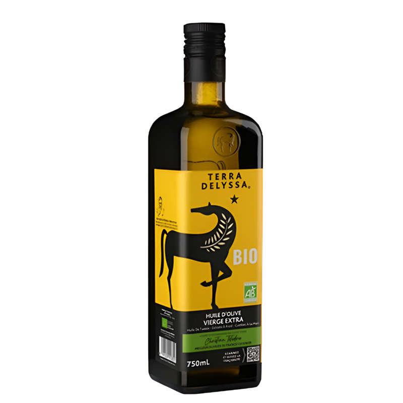 Bio Organic Terra Delyssa Huile D'Olive Vierge 75cl Bio Organic Terra Delyssa Huile D'Olive Vierge 75cl