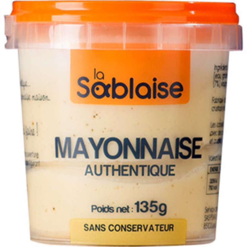 La Sablaise Mayonnaise authentique 135g La Sablaise Mayonnaise authentique 135g