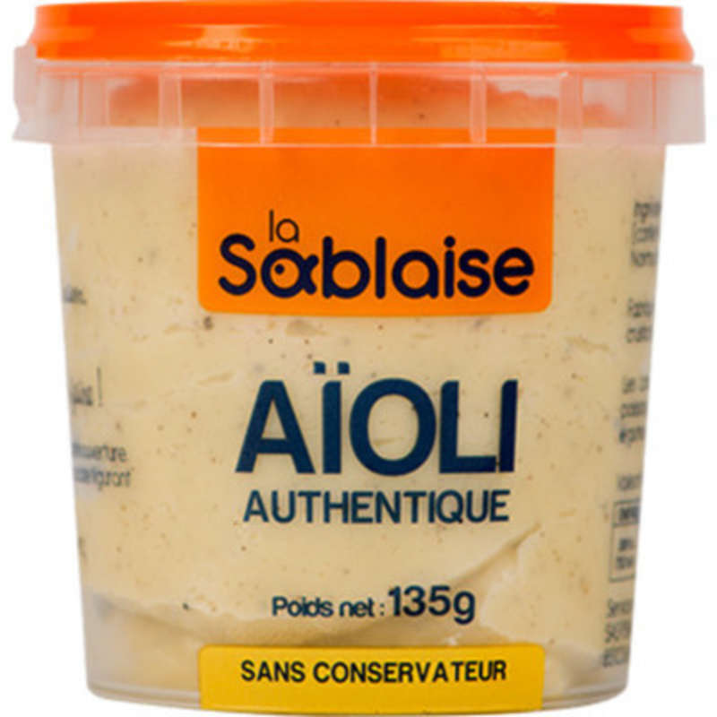 La Sablaise aïoli authentique 135g La Sablaise aïoli authentique 135g