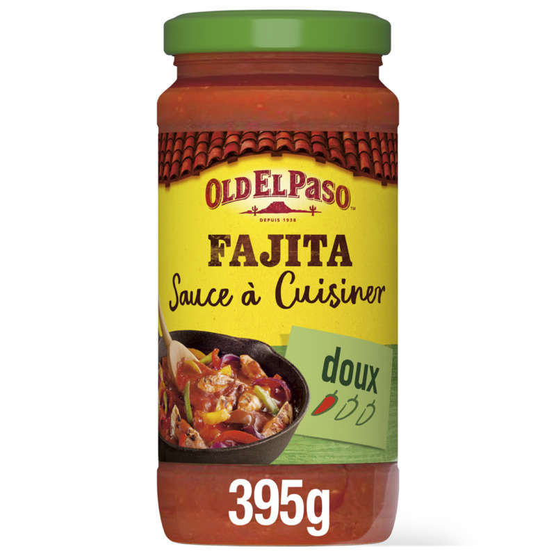 Old El Paso Sauce à Cuisiner pour Fajitas 395g Old El Paso Sauce à Cuisiner pour Fajitas 395g