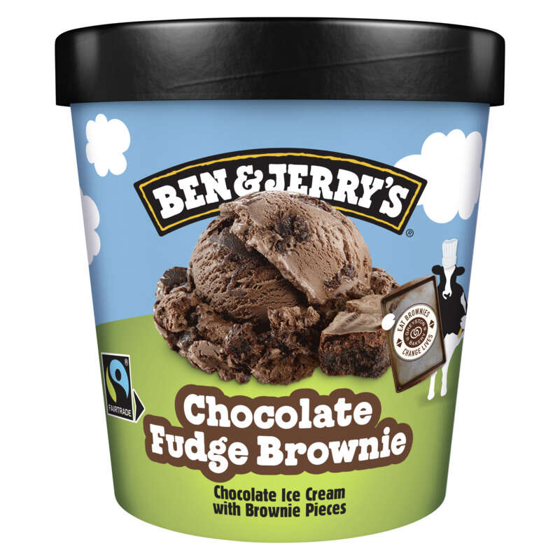 Ben & Jerry's Glace en Pot Chocolate Fudge Brownie 408g Ben & Jerry's Glace en Pot Chocolate Fudge Brownie 408g