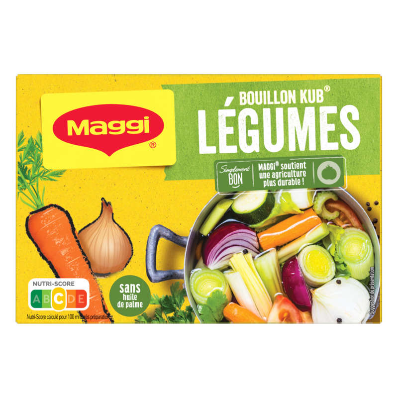 Maggi Bouillon KUB Légumes 180g Maggi Bouillon KUB Légumes 180g