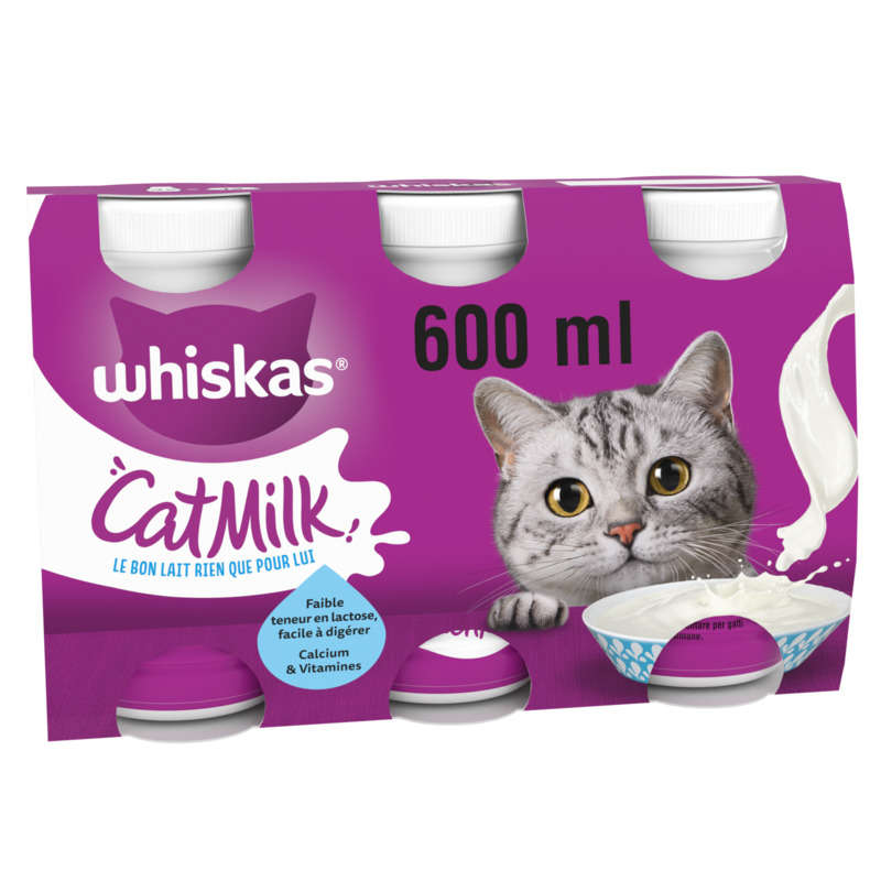 Whiskas Lait Pour Chats Adultes Et Chatons De Plus De 6 Semaines 200ml Whiskas Lait Pour Chats Adultes Et Chatons De Plus De 6 Semaines 200ml