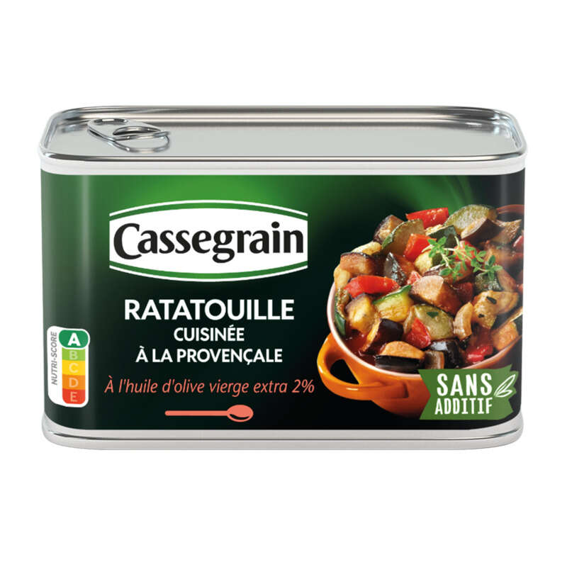 Cassegrain Ratatouille Cuisinée à La Provençale 380g Cassegrain Ratatouille Cuisinée à La Provençale 380g