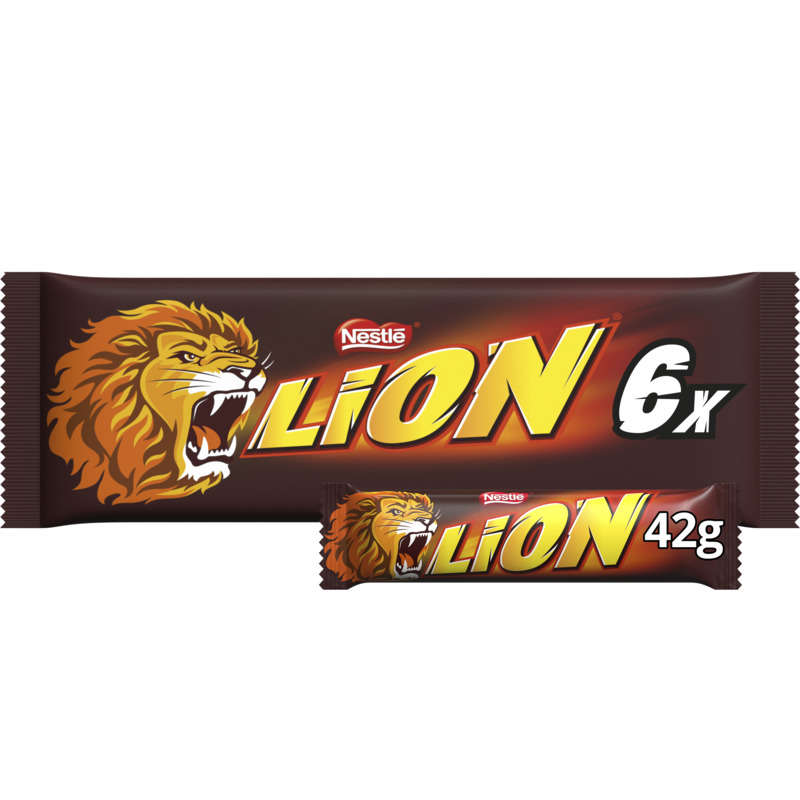 Nestlé Lion Barres Chocolatées 6x42g Nestlé Lion Barres Chocolatées 6x42g