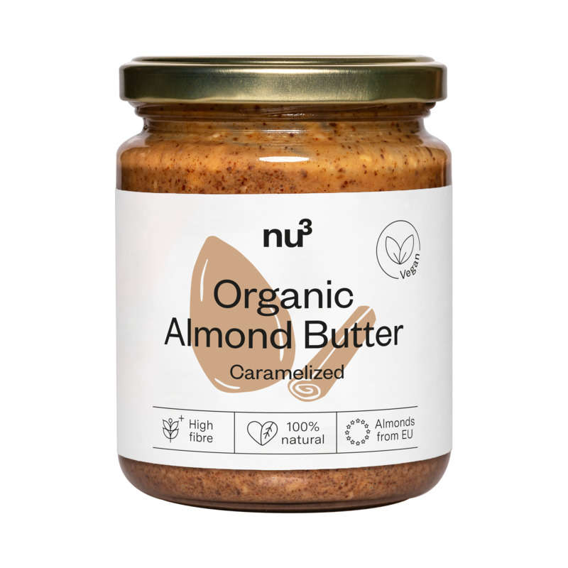 Nu3 Purée d'amandes caramélisées Bio 250g Nu3 Purée d'amandes caramélisées Bio 250g