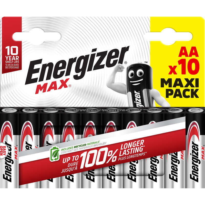 Energizer Max Pile Alcalines Energizer Max Aa/Lr6 x10 Energizer Max Pile Alcalines Energizer Max Aa/Lr6 x10