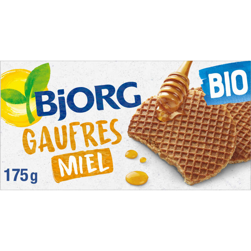 Bjorg Gaufres Miel Bio 175g Bjorg Gaufres Miel Bio 175g
