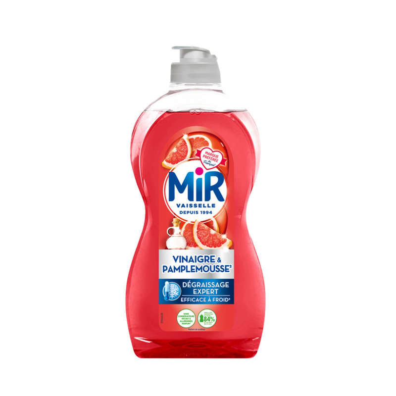 Mir Liquide Vaisselle Vinaigre & Pamplemousse 450ml Mir Liquide Vaisselle Vinaigre & Pamplemousse 450ml