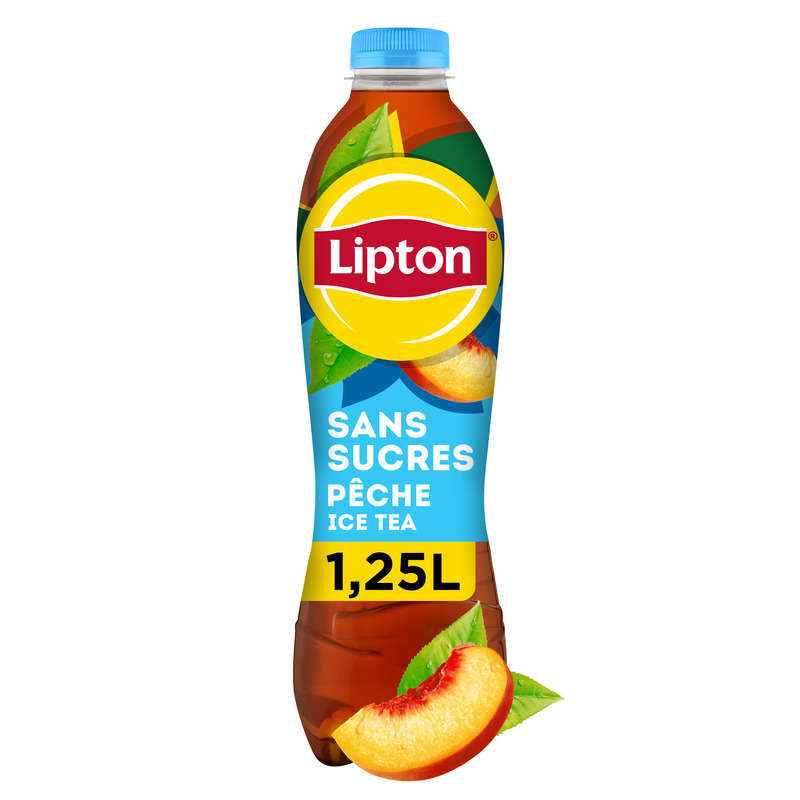 Lipton - Ice Tea - Boisson au Thé zero sucres saveur pêche - La bouteille de 1,25L Lipton - Ice Tea - Boisson au Thé zero sucres saveur pêche - La bouteille de 1,25L