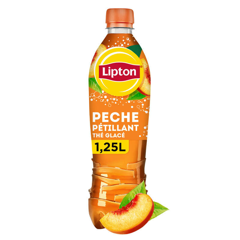 Lipton Pèche pétillant Thé Glacé 1.25L Lipton Pèche pétillant Thé Glacé 1.25L