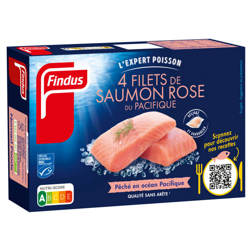 Findus Filets de Saumon roses 4x100g Findus Filets de Saumon roses 4x100g