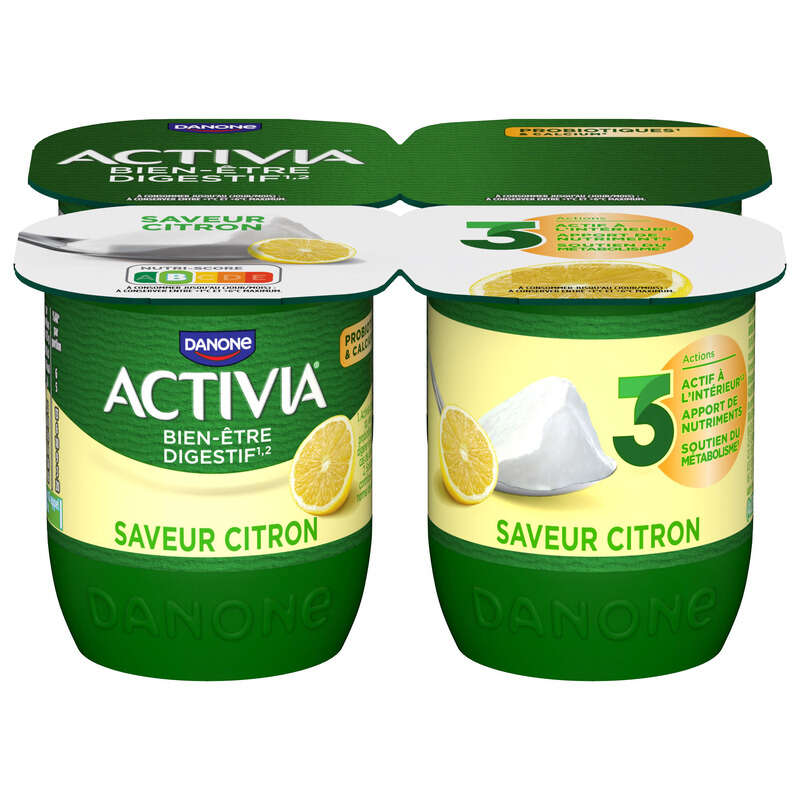 Activia Yaourt Citron Bifidus 4x125g Activia Yaourt Citron Bifidus 4x125g