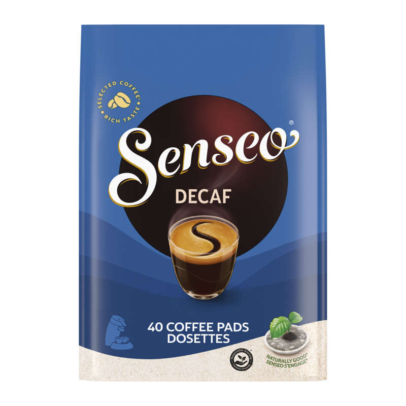 Senseo Café Décaféiné x40 dosettes 277g Senseo Café Décaféiné x40 dosettes 277g