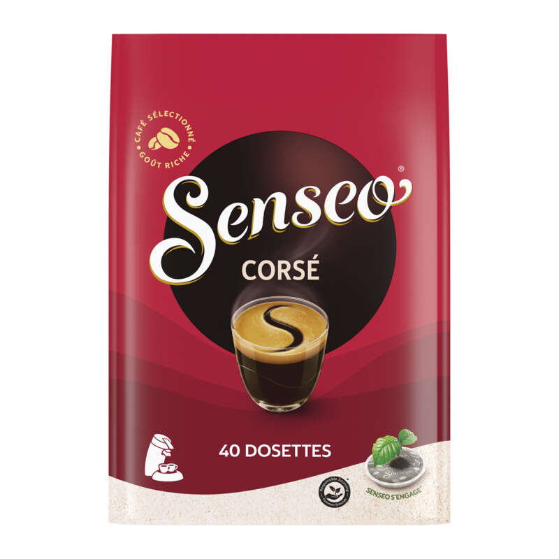 Senseo Café Corsé x40 dosettes 277g Senseo Café Corsé x40 dosettes 277g