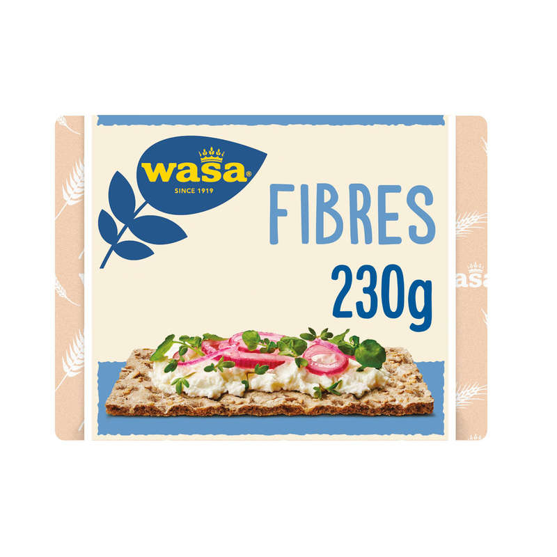 Wasa Biscottes croustillantes fibres 230g Wasa Biscottes croustillantes fibres 230g