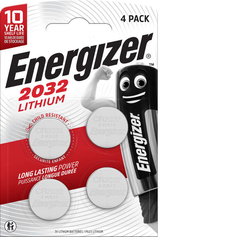 Energizer pile bouton energizer lithium 2032 x4 Energizer pile bouton energizer lithium 2032 x4