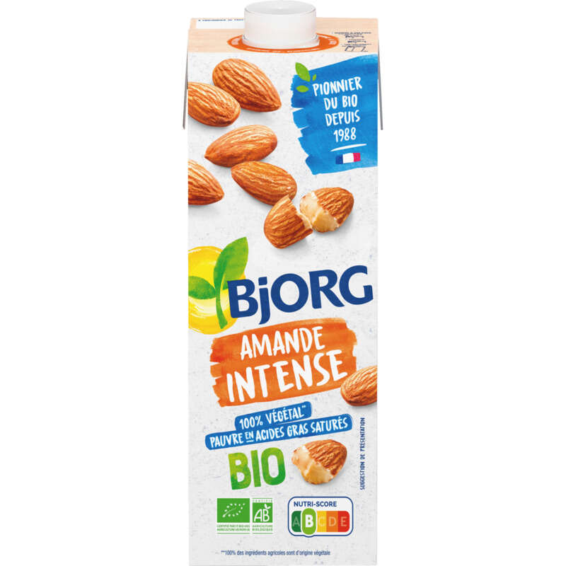 Bjorg Lait d'Amande Intense Bio 1L Bjorg Lait d'Amande Intense Bio 1L