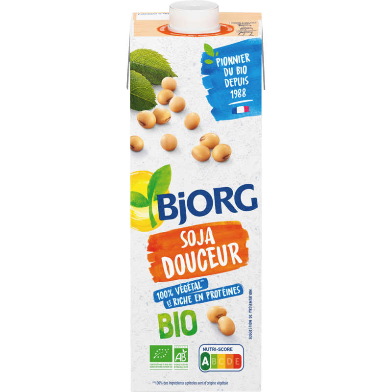 Bjorg Lait Soja Doucieur Bio 1L Bjorg Lait Soja Doucieur Bio 1L