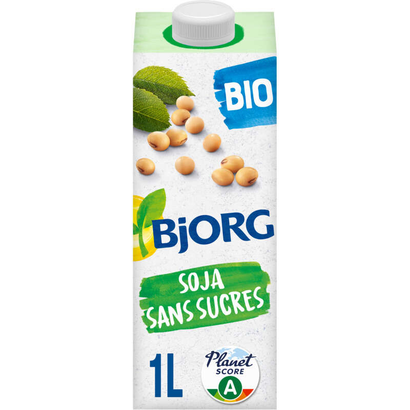Bjorg Boisson soja nature sans sucres Bio 1L Bjorg Boisson soja nature sans sucres Bio 1L
